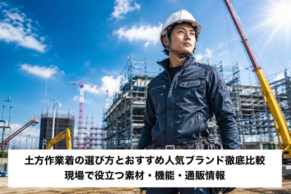 土方作業着の選び方とおすすめ人気ブランド徹底比較｜現場で役立つ素材・機能・通販情報